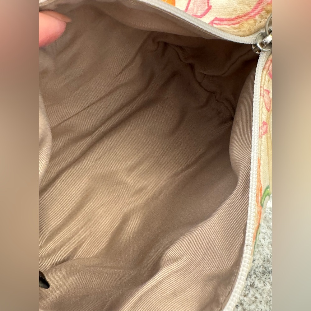 Coach Vintage Y2K Scribble Hamptons Weekend Mini Top Handle Purse Makeup Bag - Picture 8 of 10